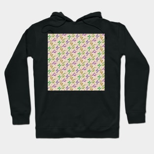 Hilarious Wiener Sausages and chunky Pop Corns pattern Hoodie